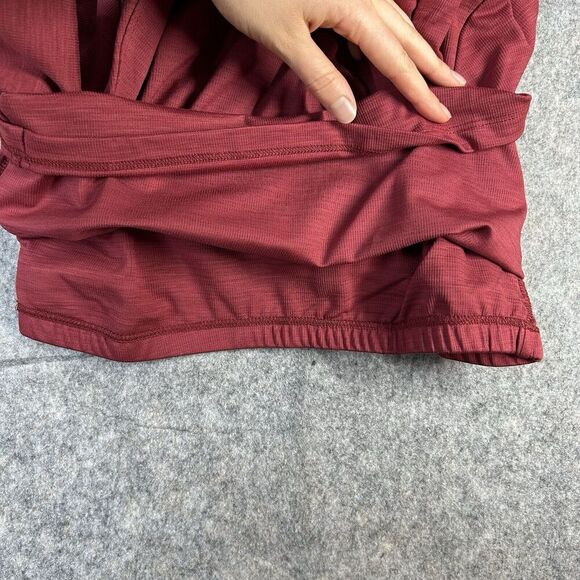 Beyond Yoga Top Women's Medium Heather Rib Frame Cropped Pullover Square Neck - Picture 5 of 8